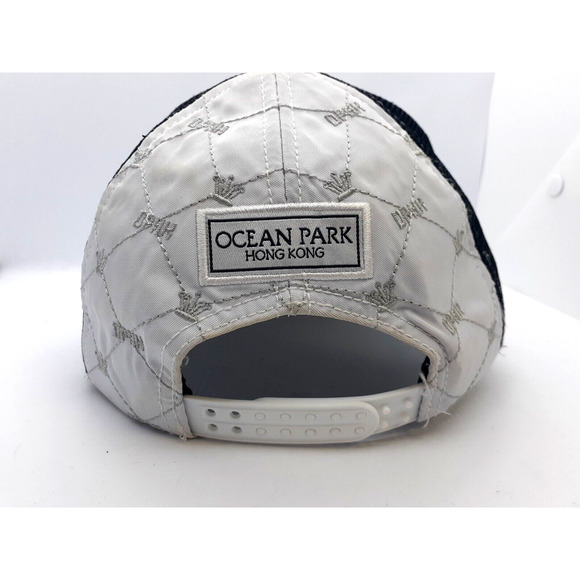 Ocean Park Hong Kong PANDA sun Cap Hat Unisex One Size Adjustable snapback - Picture 3 of 6